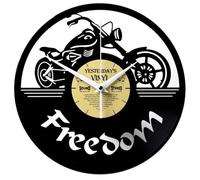 Horloge vinyle recyclé freedom