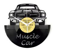 Horloge vinyle recyclé MUSCLE CAR