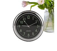 Horloge Voiture Mini Horloge Auto Lumineuse Heure Température | Thermomètre Voiture Adhésif Pour Auto, Maison, Camions, SUV, Camping-Cars, Véhicules, Extérieur, Petit Lumineux Adhésif