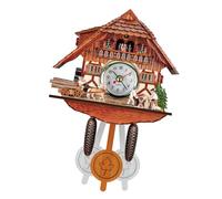 Horloges à coucou traditionnelles - Horloge murale en bois de la Forêt-Noire, design allemand classique, montre fabriquée à la main | Décoration murale décorative en matériau de haute qualité, pour sa