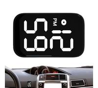 Horloges de tableau de bord de voiture | Marqueur de temps étanche et lumineux | Horloge numérique avec écran LED et autocollant | pour tableau de bord de voiture, moto, bateau, vélo, camion, maison