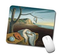 Horloges Inspirées par « La Persistance De La Mémoire » De Salvador Dalí Tapis De Souris Gaming Petit Mousepad Bords Cousus Tapis De Souris pour Travail Bureau Ordinateur 25X30Cm