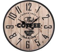 Horloges Murales - Bois Marron,Noir - Lowell - 21568