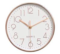 Horloges murales Chambre Non coiffée de Mur silencieuse Moderne de Style Simple de Style Simple décoratif Arabe Horloge Murale Facile à Lire la Cuisine Murale