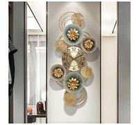 Horloges murales, Montres murales de décoration créative en métal 3D, Grande Horloge à Quartz Moderne silencieuse sans tic-tac, pour Chambre à Coucher, Cuisine, Salon, 40X86CM