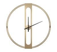 Horloges Murales Silencieuses Modernes, Horloges Murales Décoratives En Métal 50/70CM, Horloge Murale En Fer Forgé, Décoration Murale Sans Chiffres, Pour Salon, Cuisine, Chambre, Bureau-gold||50cm