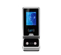 Horloges pour les employés des petites entreprises 2,8 pouces à écran tactile temps de présence Visage système facial de contrôle d'accès avec lecteur de carte-Cloud pris en charge le logiciel libre p