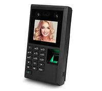 Horloges pour les employés des petites entreprises Empreinte digitale du visage biométrique Mot de passe temps de présence des employés Sign-in Recorder 2.8 pouces écran DC12V USB pour bureaux, usines