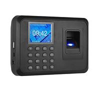 Horloges pour les employés des petites entreprises Mot de passe d'empreinte digitale multilingue Time Passeur Machine de la machine 2,4 pouces écran LCD peut télécharger des données avec U Disk pour b