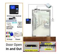 Horloges pour les employés des petites entreprises Système de contrôle d'accès à l'empreinte digitale Smart porte Verrouillage de la porte électronique Ouvre-porte Maison Digital Set Online Magnétique