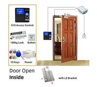 Horloges pour les employés des petites entreprises Système de contrôle d'accès à l'empreinte digitale Smart porte Verrouillage de la porte électronique Ouvre-porte Maison Digital Set Online Magnétique