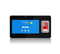 Horloges pour les employés des petites entreprises WiFi grand écran de 7 pouces Color Employé Employé Digital Pratique Machine Time Recorder avec 1344 MHz 4 CORE CPU pour bureaux, usines, hôtels, écol