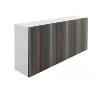 HORM buffet CARLOS 192 x 49 x H 98 cm (Blanc Opaque - bois et verre)