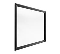 HORM miroir mural ou sur pied BLACK YUME (105 x H 105 cm - Aluminium verni noir et verre)