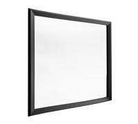 HORM miroir mural ou sur pied BLACK YUME (137 x H 137 cm - Aluminium verni noir et verre)