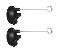 Horme à Aspiration de fenêtre Strong Adhesive Fmeneur d'oiseau Hook Chimes ÉINS sur LA PACLE 4 Pack ABS ASSURS pour L'HOIGNANCE ORBIL (2 Pack)