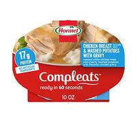 Hormel Chicken Breast & Gravy with Mashed Potatoes, 10-Ounce Microwavable Bowls (Pack of 6)