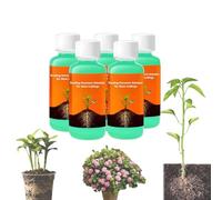 Hormone d'enracinement pour boutures, stimulateur racinaire pour plantes et fleurs, solution liquide d'activation végétale, stimulateur de croissance pour semis et boutures (5Pcs)