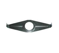 HORN 102316 Kit de fixation carter de chaîne Catena B0438, 180mm, galvanisé, pour 06, noir