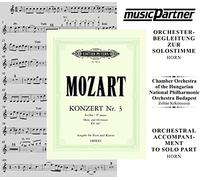 Concerto pour cor n°3 en mi bémol K.447 – CD – Import – Edition Peters