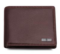 HORNBULL Stella Portefeuille pour homme | Portefeuille en cuir véritable marron avec blocage RFID | 4 compartiments, 6 fentes pour cartes, 1 poche pour pièces, style classique, pour hommes, brun