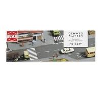 Hornby France - Busch - 6029 - Circuit - Train - Lot de plaques de trottoir