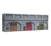 Hornby Low Relief Viaduct with Lock Ups 2 Engineers Blue Brick