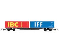 RailRoad BR, FFA Wagon porte-conteneurs, avec deux conteneurs de 9 m - époque 7