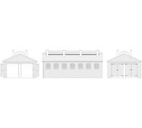 Hornby R7394 Gwr Dunster Engine Shed Accessoires - Signaux et Bâtiments en Bord de Ligne pour Trains Miniatures