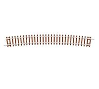 Hornby TT8007 Courbe de Jauge TT - 6Ème Rayon 15° - Pièces de Voie Supplémentaires pour Ensembles Ferroviaires Miniatures, Comprend : 1X 640 mm 6Ème Courbe de Rayon, Échelle 1:120