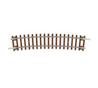 Hornby TT8017 Demi-Courbe de Jauge TT - 4Ème Rayon 15° - Pièces de Voie Supplémentaires pour Ensembles Ferroviaires Miniatures, Comprend : 1X 396 mm 4Ème Rayon HAF Curve, Échelle 1:120