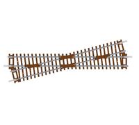 Hornby TT8018 TT Gauge Diamond Crossing Main Droite - Pièces de Rail Supplémentaires pour Trains Miniatures, Pièces de Rail de Train Jouet, Comprend : 1X 166 mm Diamond Crossing Right, Échelle 1:120