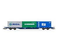 Hornby Wagon Porte-conteneurs TT:120 TT6032 Touax KFA avec 3 conteneurs de 20 Pieds