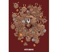 Hornet’s Rest Hollow Knight Silksong Fleas Seamless Pattern Sketchbook: 8.5x11 inches, 110 pages, White paper, Blank Pages, Sketch, Doodle and Draw
