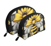 Hornet Trousse de toilette de voyage Motif vache noire, blanc, Taille unique