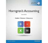 Horngren's Accounting, Global Edition
