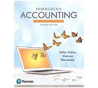 Horngren's Accounting, The Financial Chapters
