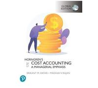 Horngren's Cost Accounting – Global Edition