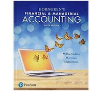 Horngren's Financial & Managerial Accounting