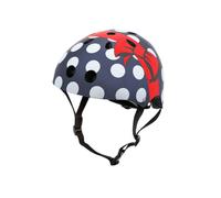 HORNIT casque enfant pour vélo, trottinette, rollers A pois avec noeud/PolkaDot S 48-53cm POS805