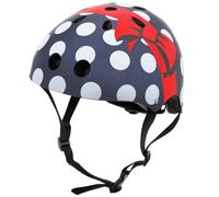 HORNIT casque enfant pour vélo, trottinette, rollers Avec noeud/PolkaDot M 53-58cm POM913