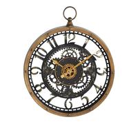 HOROLOGE " FACTO " DESIGN INDUSTRIEL - 27 CM - COULEUR MARRON - 100% NEUF