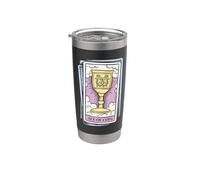 Horoscope As of Cups Tarot Cards Gobelet isotherme en acier inoxydable double paroi