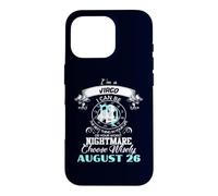 Horoscope Astrologie Signe du Zodiaque Vierge 26 août Anniversaire Coque pour iPhone 16 Pro