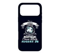 Horoscope Astrologie Signe du Zodiaque Vierge 26 août Anniversaire Coque pour iPhone 17 Pro Max