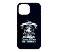 Horoscope Astrologie Signe du Zodiaque Vierge Septembre 21 Anniversaire Coque pour iPhone 16 Pro Max