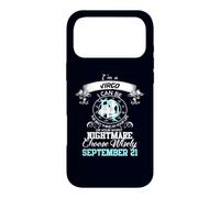 Horoscope Astrologie Signe du Zodiaque Vierge Septembre 21 Anniversaire Coque pour iPhone 17 Pro Max