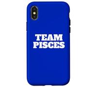 Horoscope Astrologique Signe du Zodiaque de l'équipe Poissons Coque pour iPhone X/XS