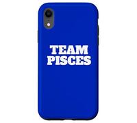 Horoscope Astrologique Signe du Zodiaque de l'équipe Poissons Coque pour iPhone XR