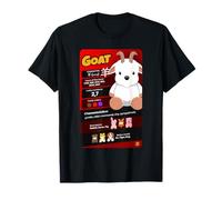 Horoscope du zodiaque chinois Faits sur les animaux Année de la chèvre T-Shirt